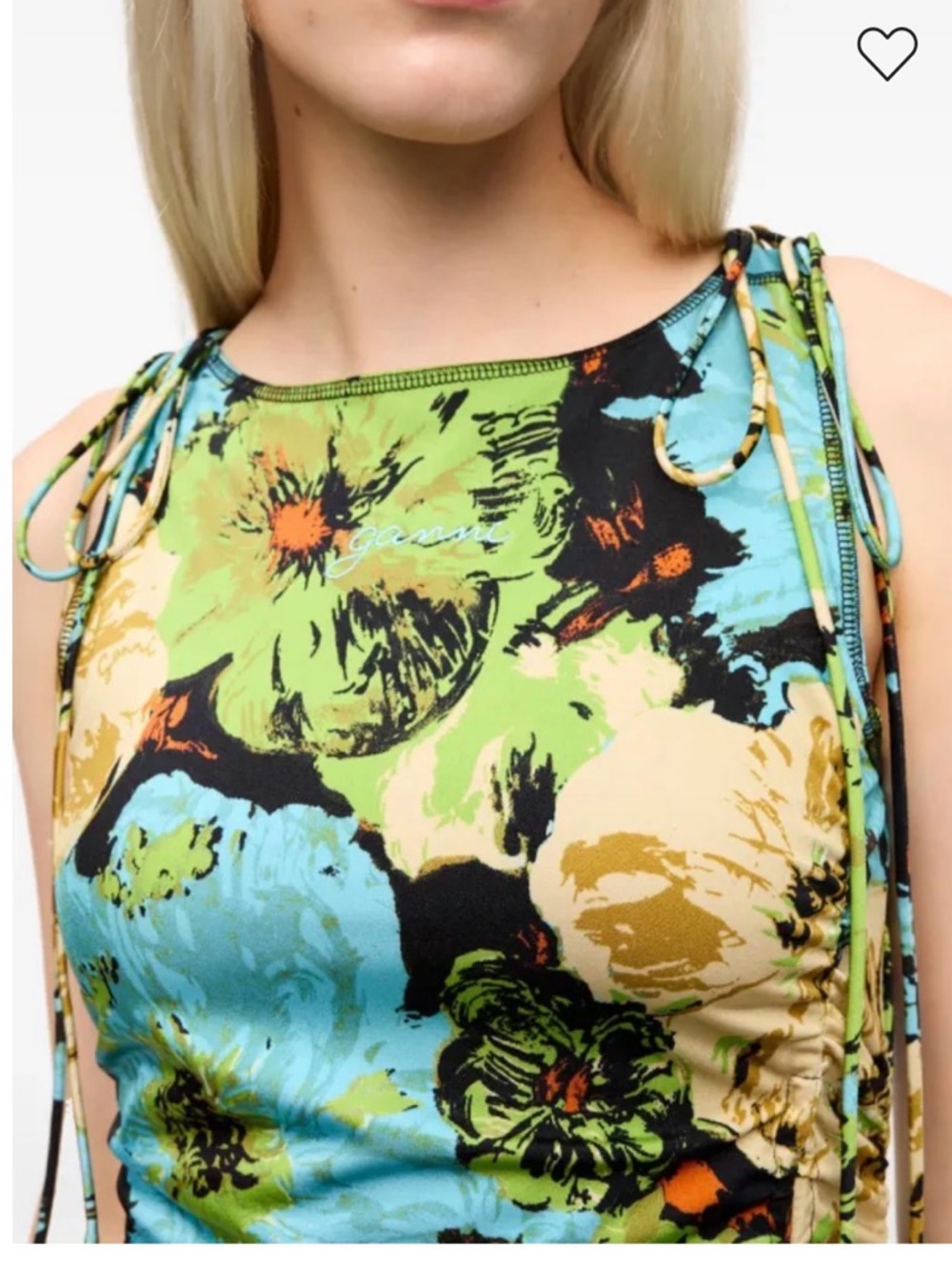 GANNI BNWT Floral Sleeveless Maxi Dress - Picture 5 of 13